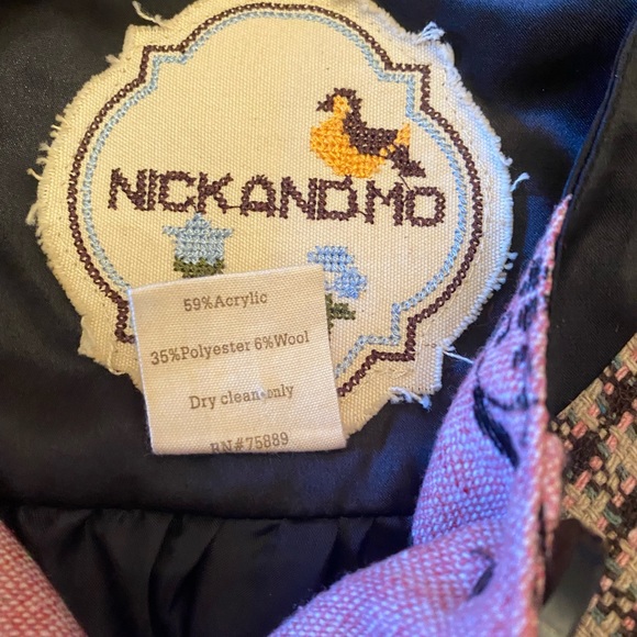 Anthropologie Nick and Mo capped sleeves swing coat size Large - Picture 6 of 6